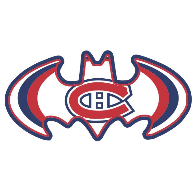 Montreal Canadiens Batman Logo DIY iron on transfer (heat transfer)